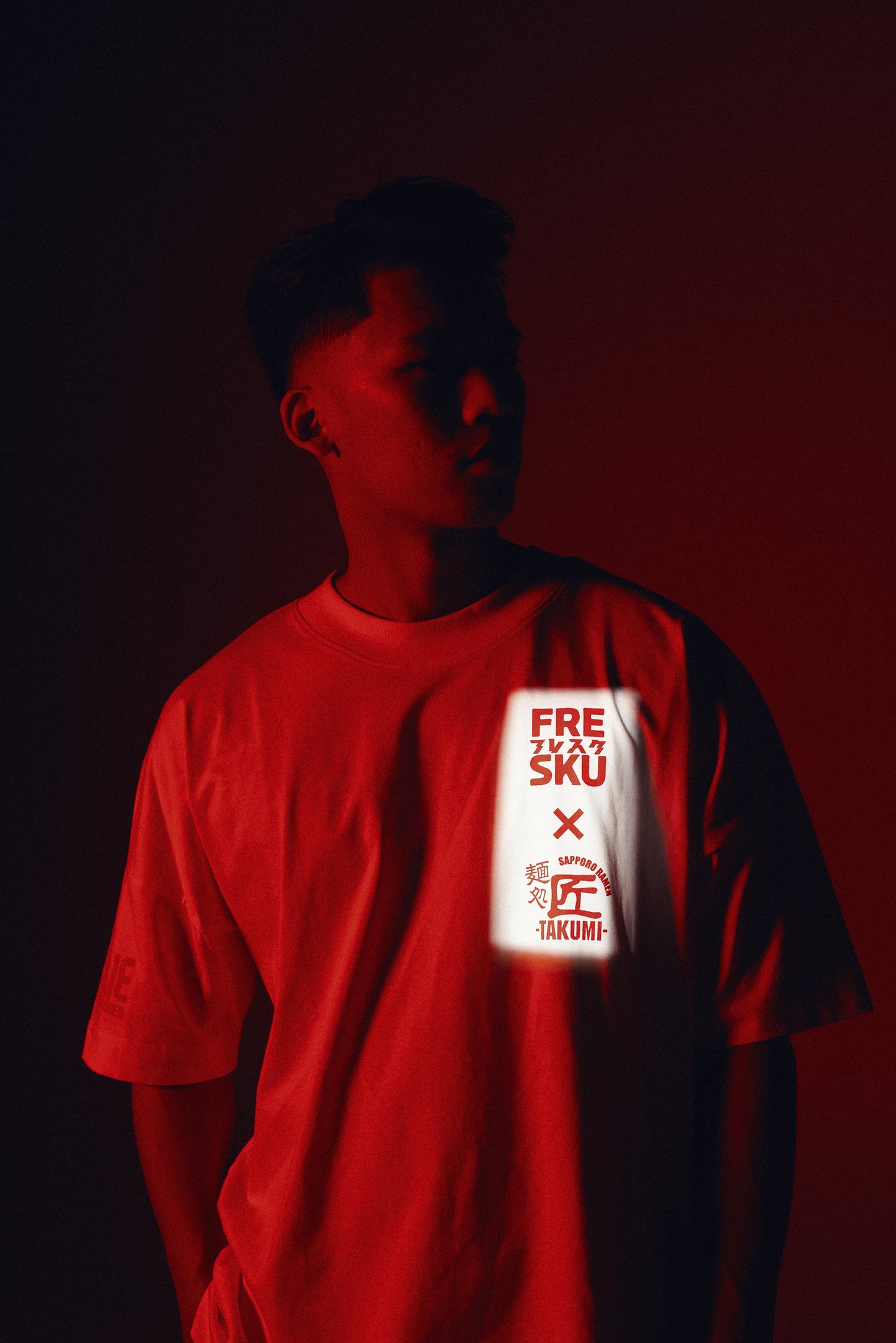 Fresku x Takumi Collaboration White T-Shirt