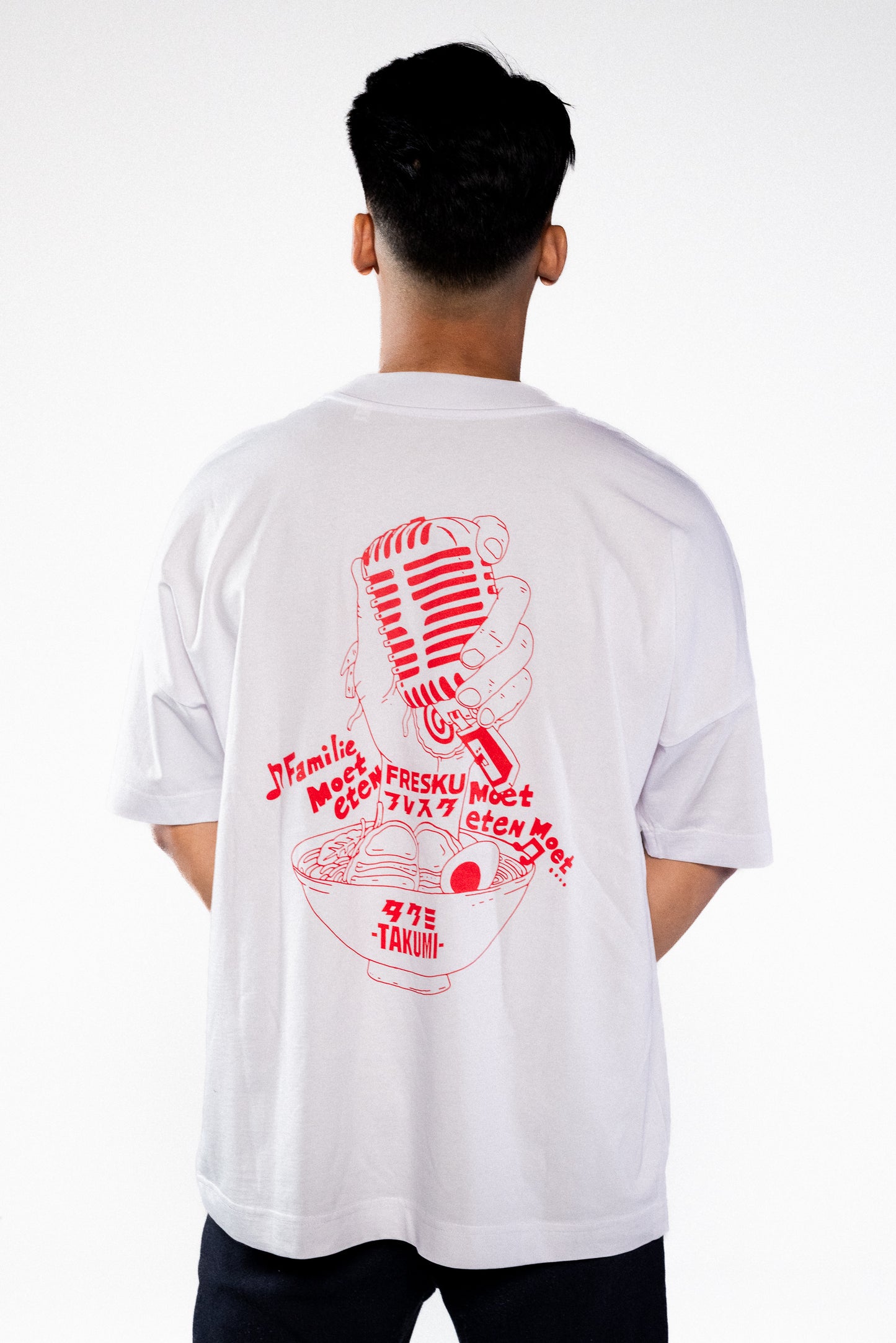 Fresku x Takumi Collaboration White T-Shirt