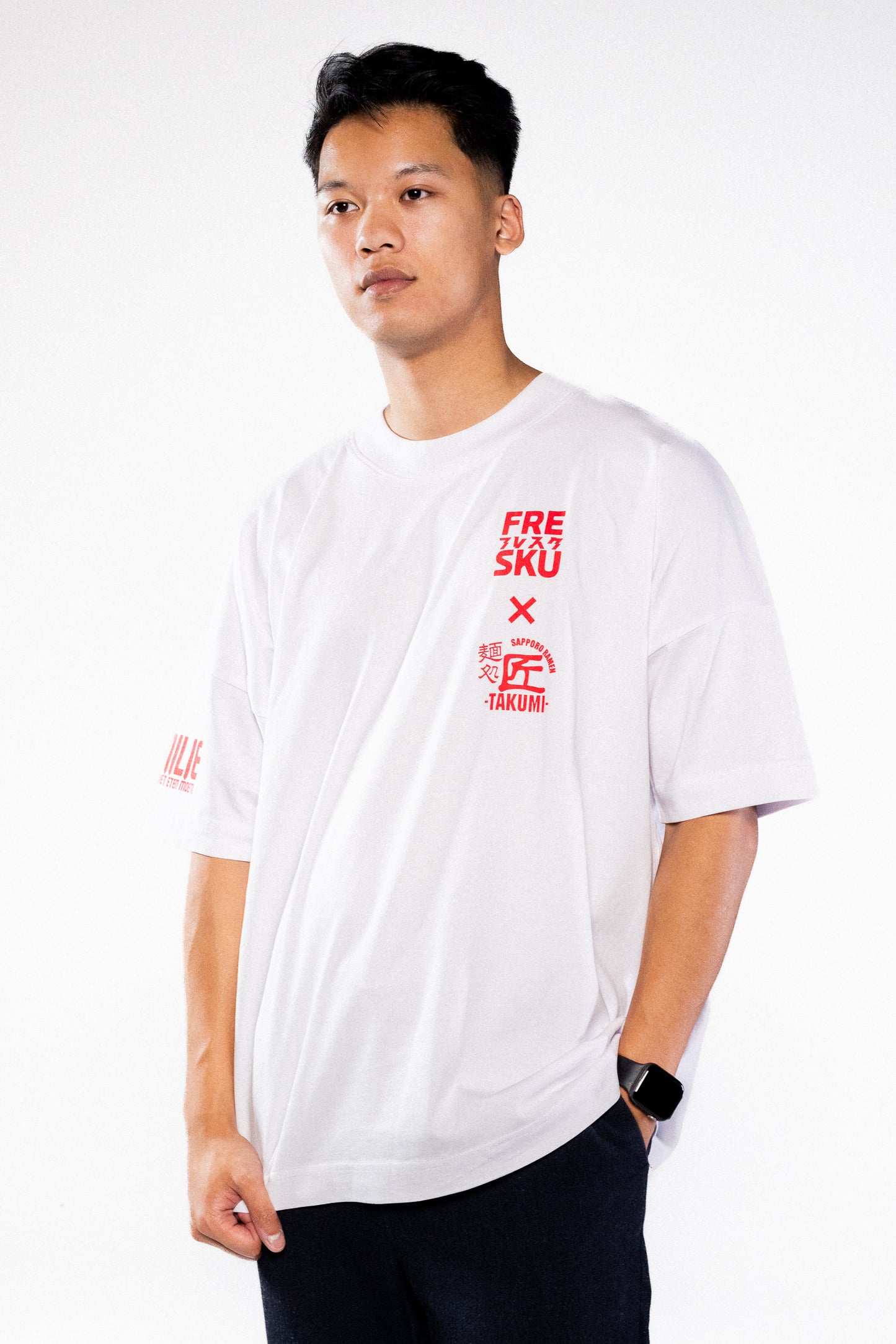 Fresku x Takumi Collaboration White T-Shirt